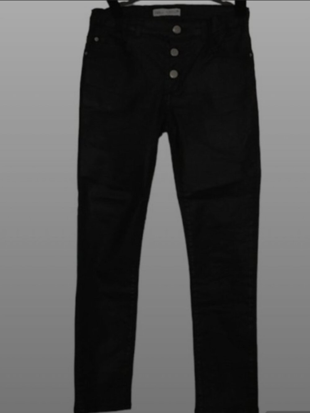 Zara Black Faux Leather Leggings - Picture 7 of 7